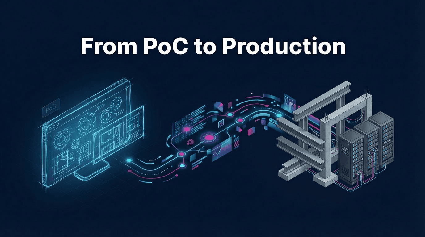 From PoC to Production: A Practical Playbook for shipping AI projects that actually Go Live