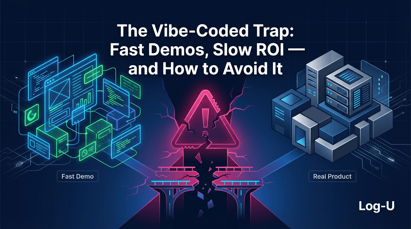The Vibe-Coded Trap: Fast Demos, Slow ROI — and how to avoid it